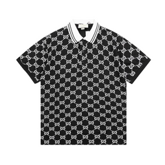 All-Over Double G Print Polo Shirt