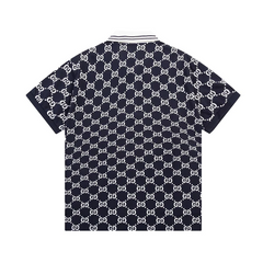 All-Over Double G Print Polo Shirt