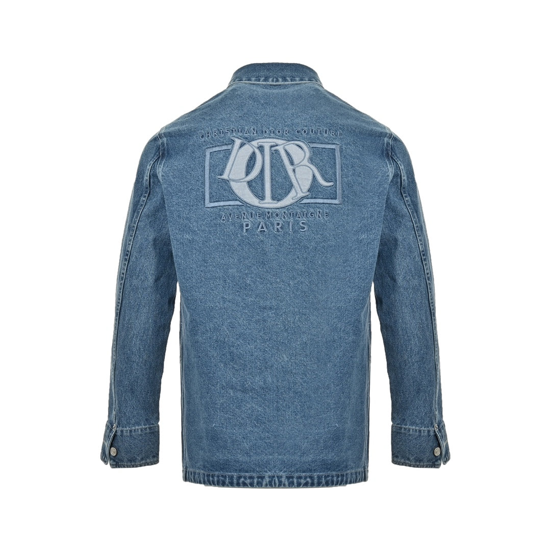 Cannage denim workwear denim jacket