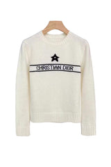 DD new letter knitted sweater long sleeves