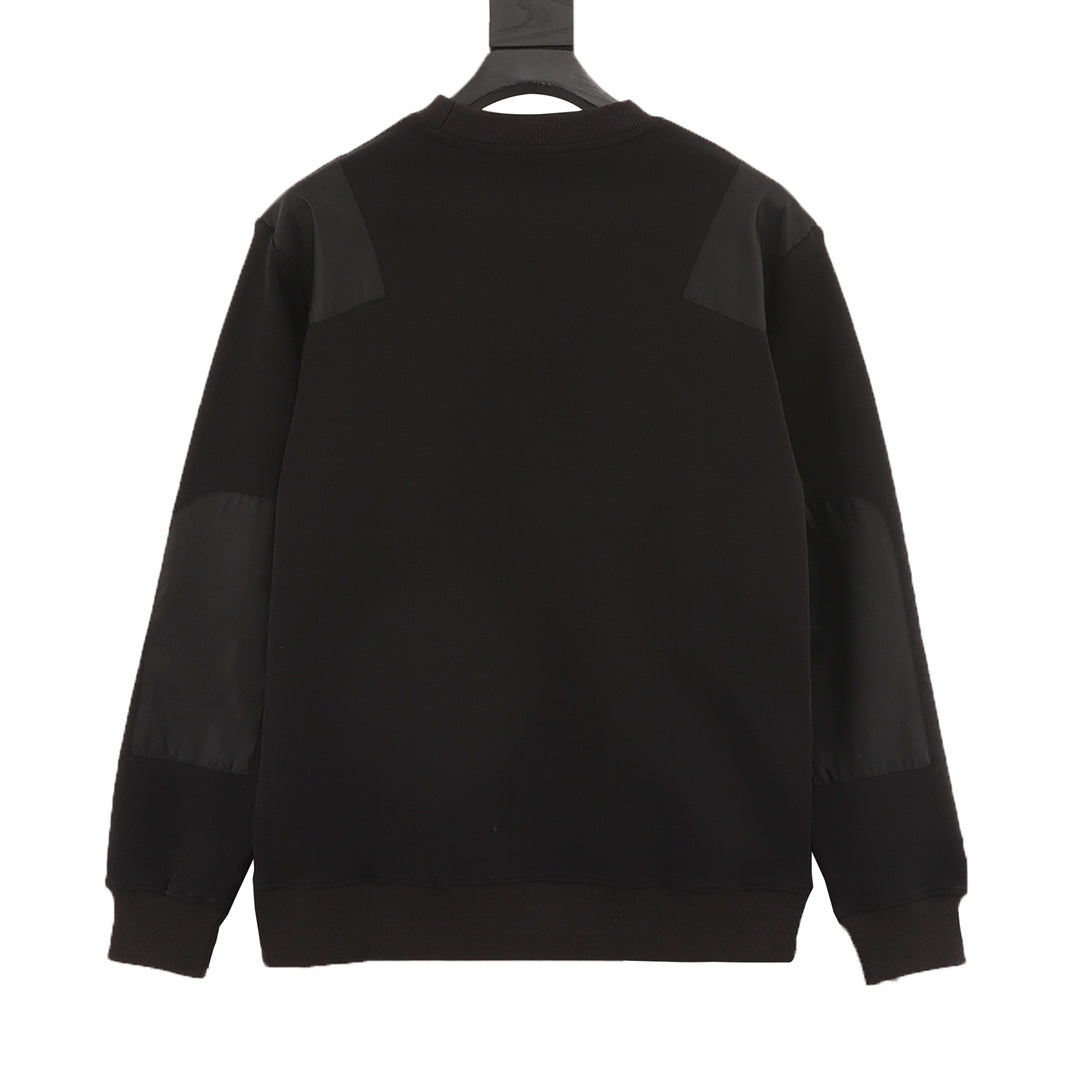 Chest pocket crew neck sweatshirt