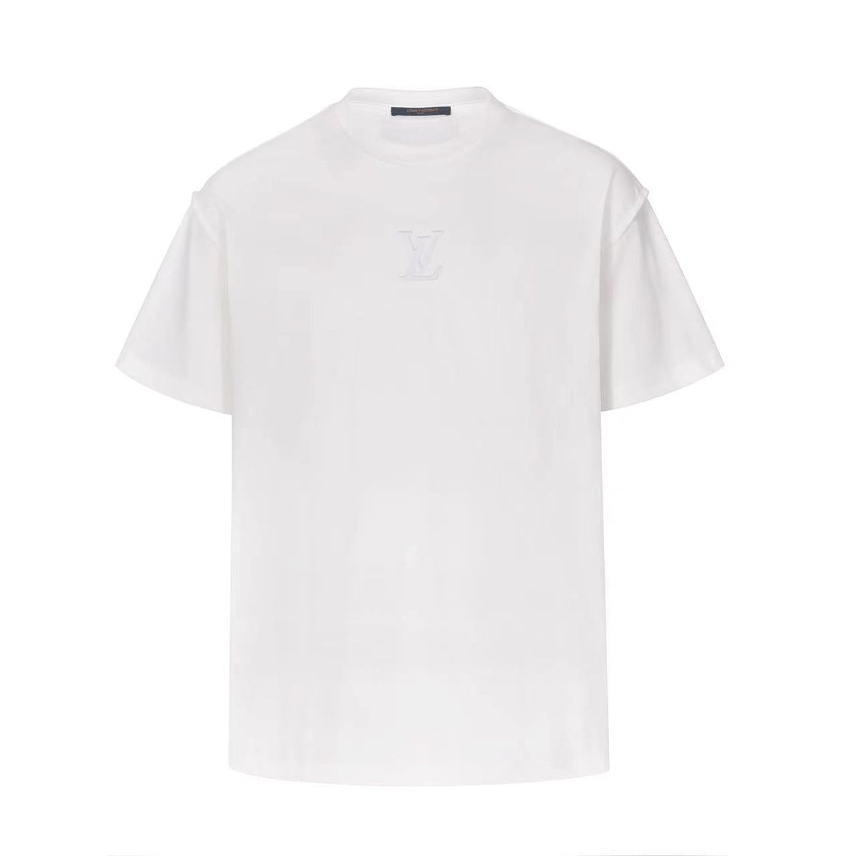 Embossed  Cotton T-Shirt