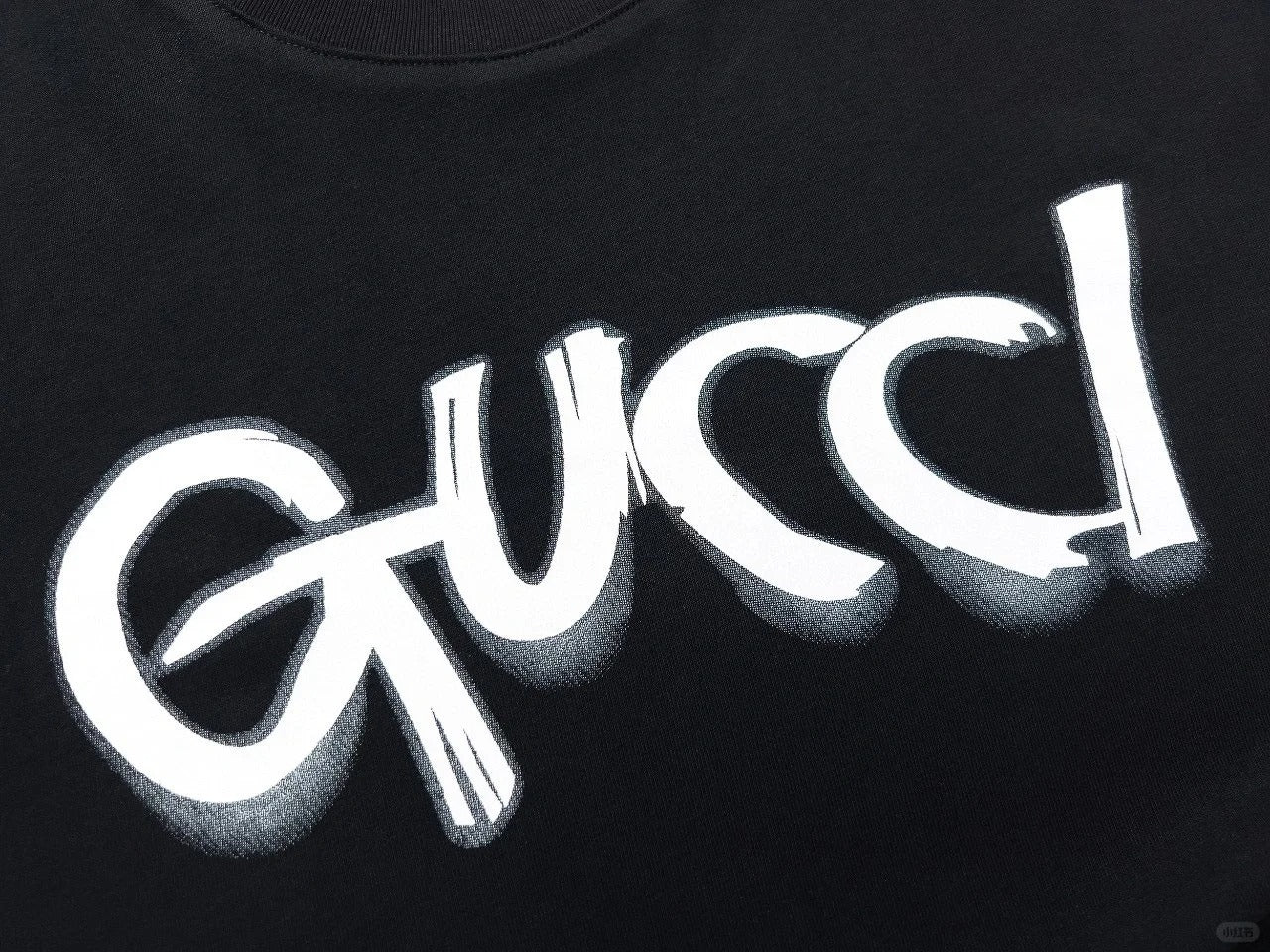 graffiti lettering print T-shirt