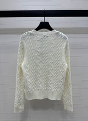 24FW NEW CC crew neck knitted sweater