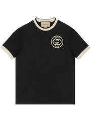 logo embroidered cotton T-shirt