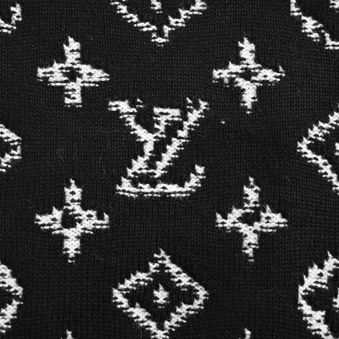 Mutated all-over jacquard logo sweater