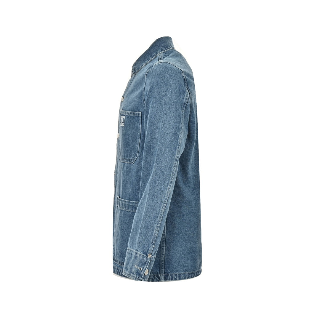 Cannage denim workwear denim jacket