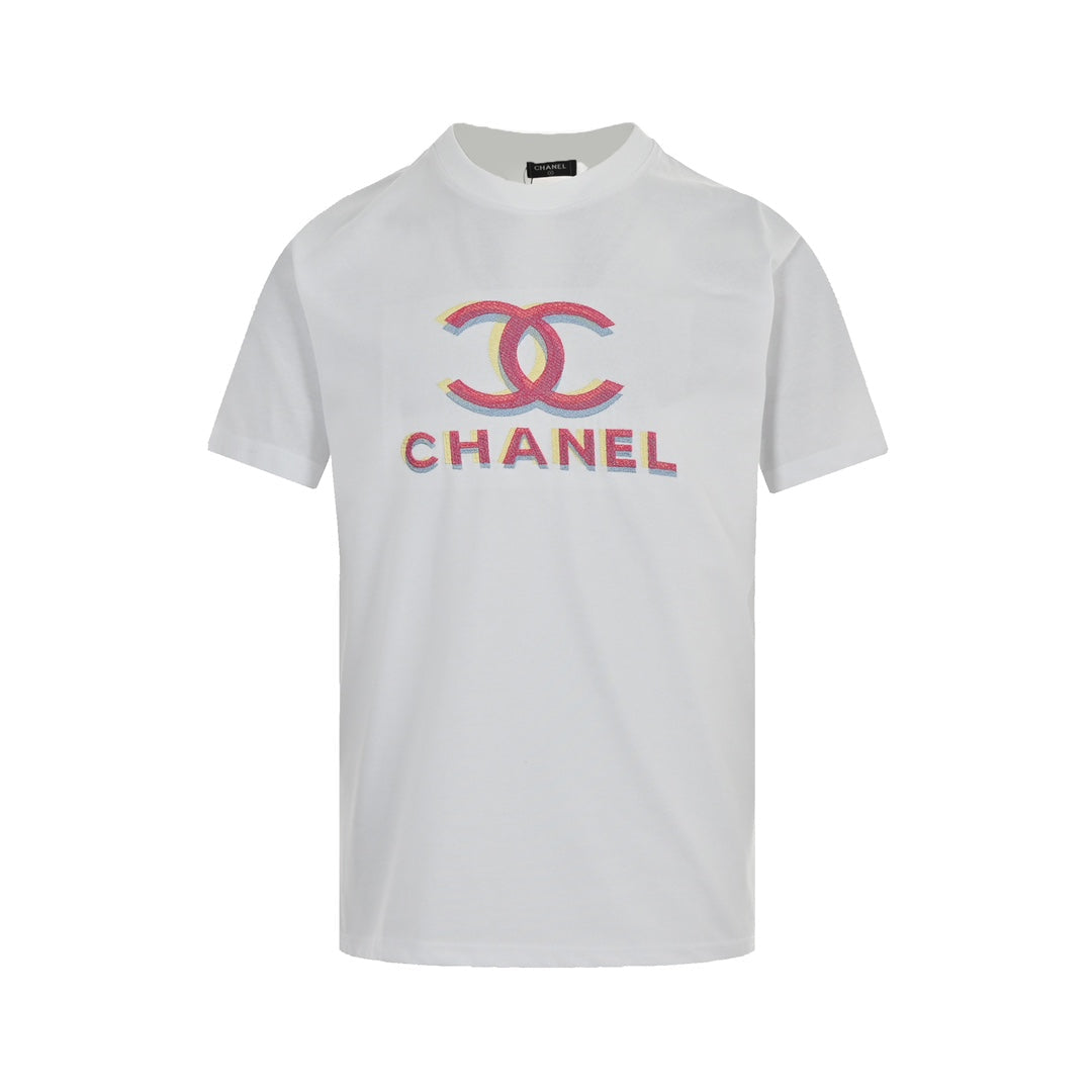 Ghost Letter Logo Embroidered Short Sleeves