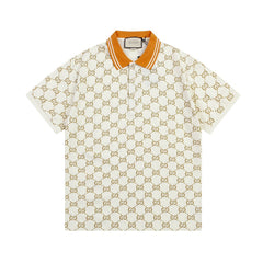 All-Over Double G Print Polo Shirt