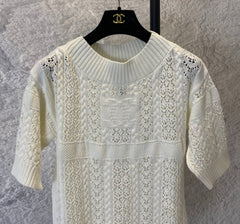 New summer knitted short sleeves