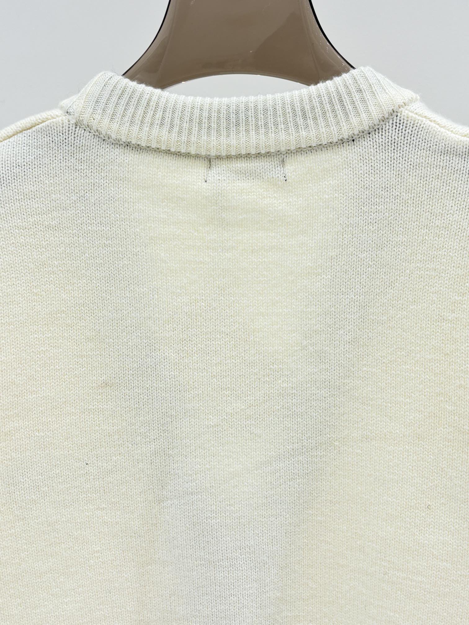 BA new minimalist letter logo knitted cardigan